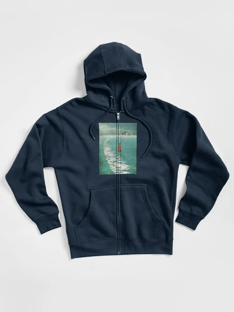 Waiting For The Cities To Fade Out Zipped Hoodie