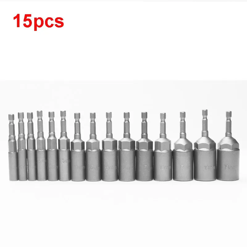 Chrome Vanadium Steel Nut Drill Bit Set