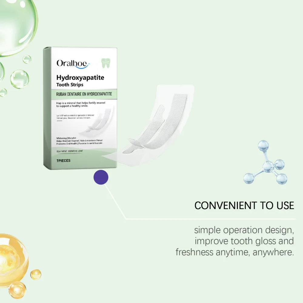 Oralhoe,Dental whitening strips, gently and freshly care for your mouth, brighten your teeth, clean and protect your enamel, dental whitening strips-$GO