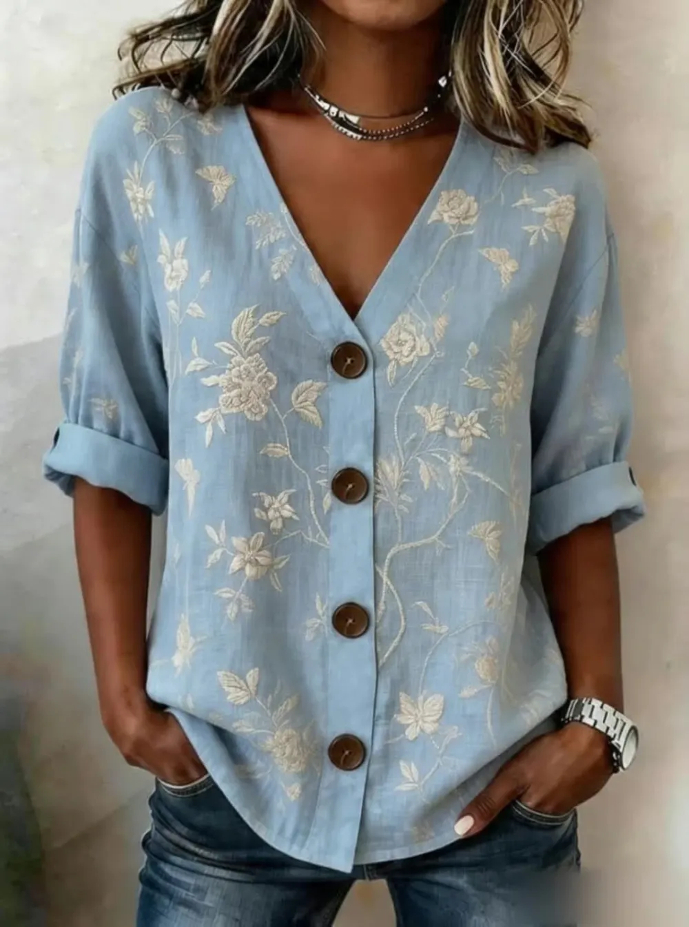 Women's Casual Printed Shirt