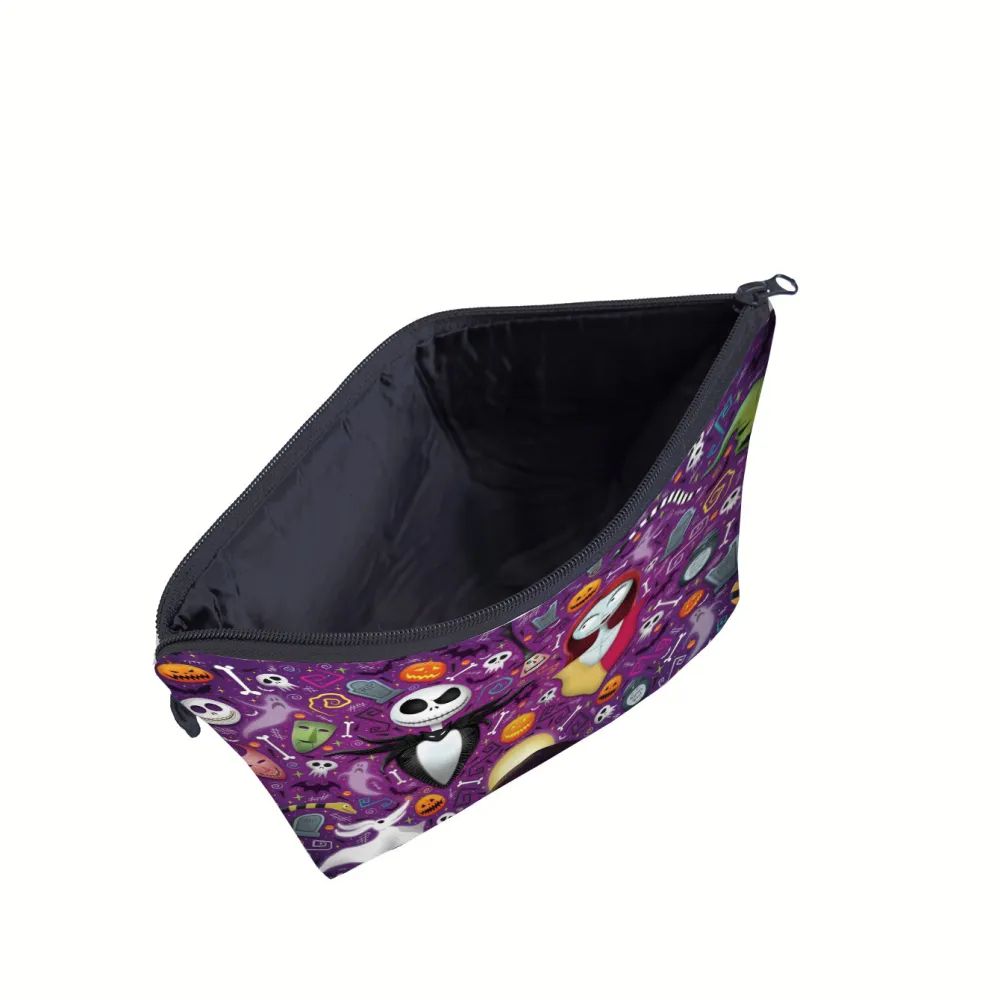Nailhour Halloween Purple Witch Makeup Bag
