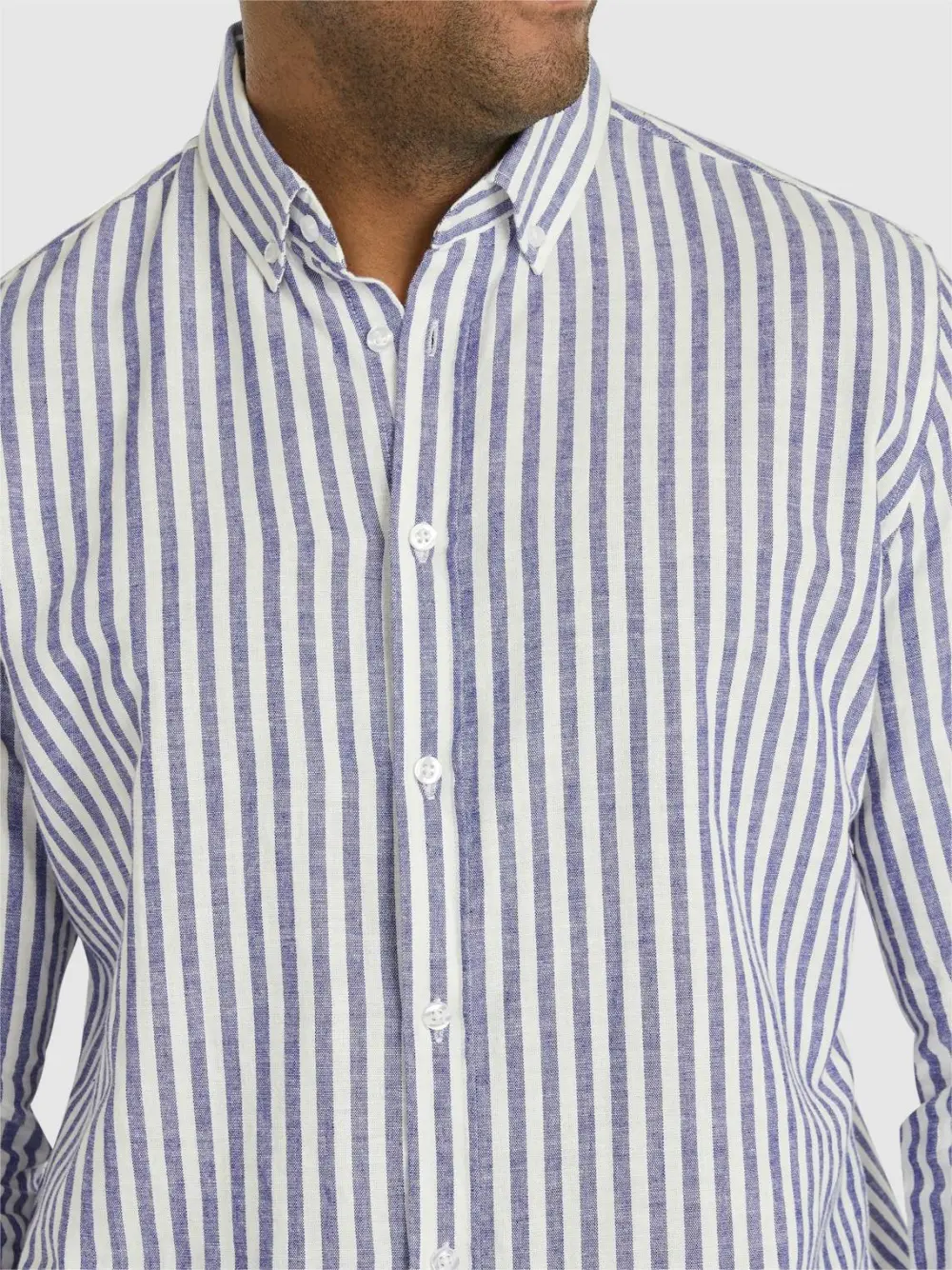 Men's Versatile Striped Long Sleeve Shirts