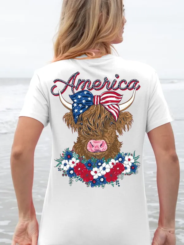 Loose Crew Neck Conch Short Sleeve Tee