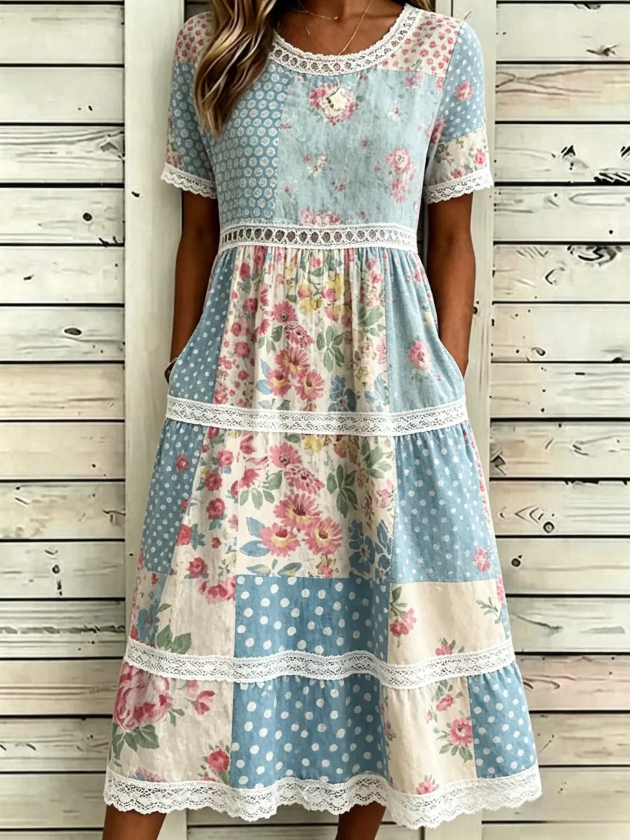Women'S Printed Casual Dress