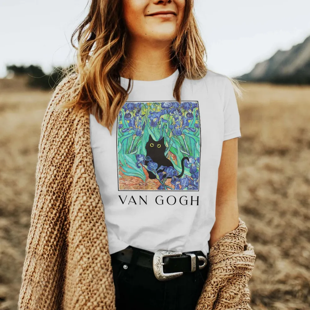 Cat Black Tee