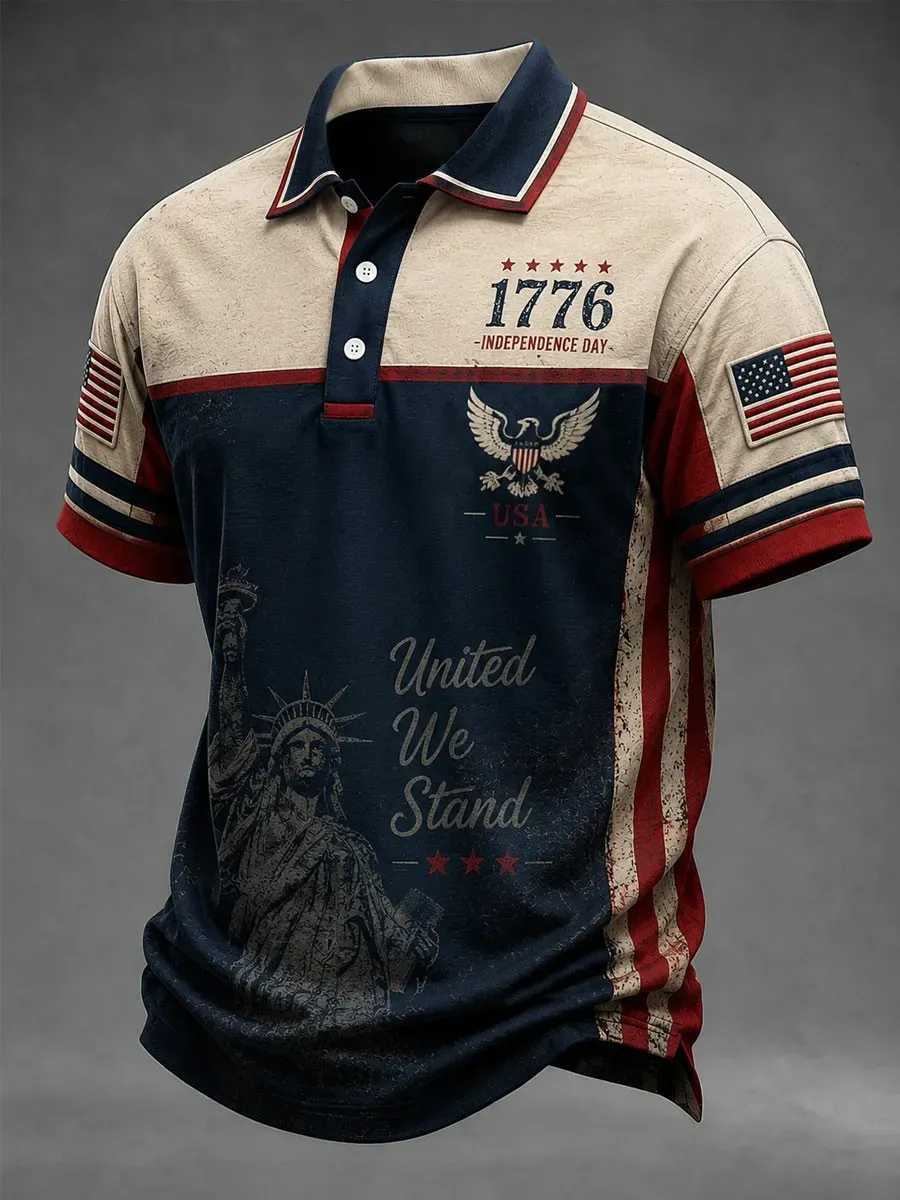 Men's Independence Day Printed Shirt