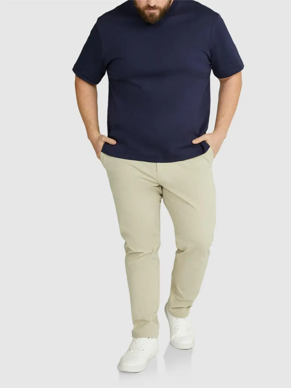 Black Comfort Stretch Chino Pants