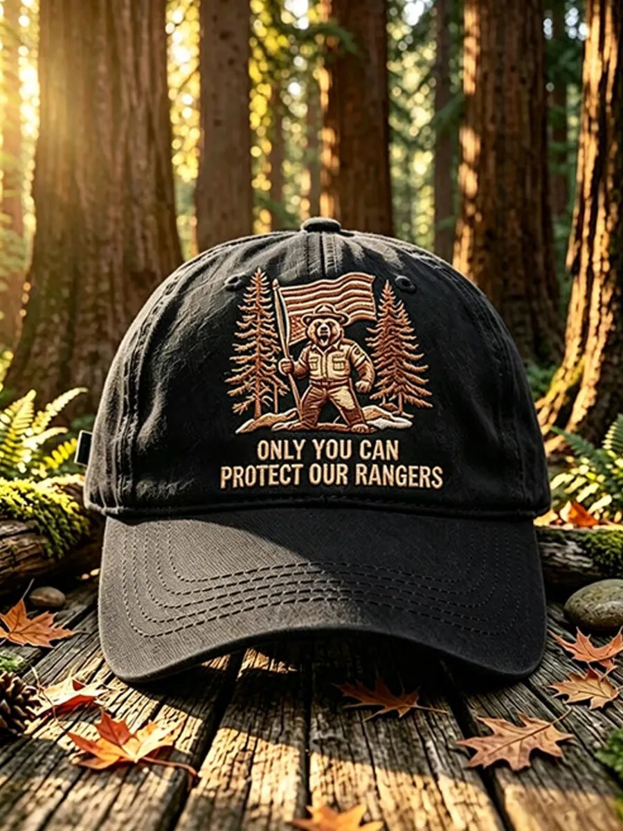 Unisex Resist Bear Printed Hat