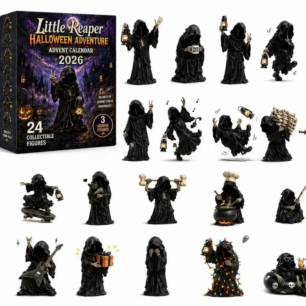 2026 Halloween 24Days Haunted House Advent Calendar（26 * 18 * 3CM）
