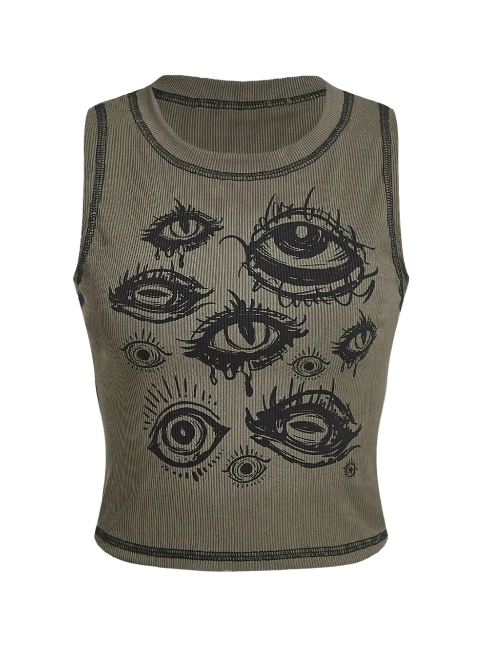 Y2k Gothic Graphic Tank Top