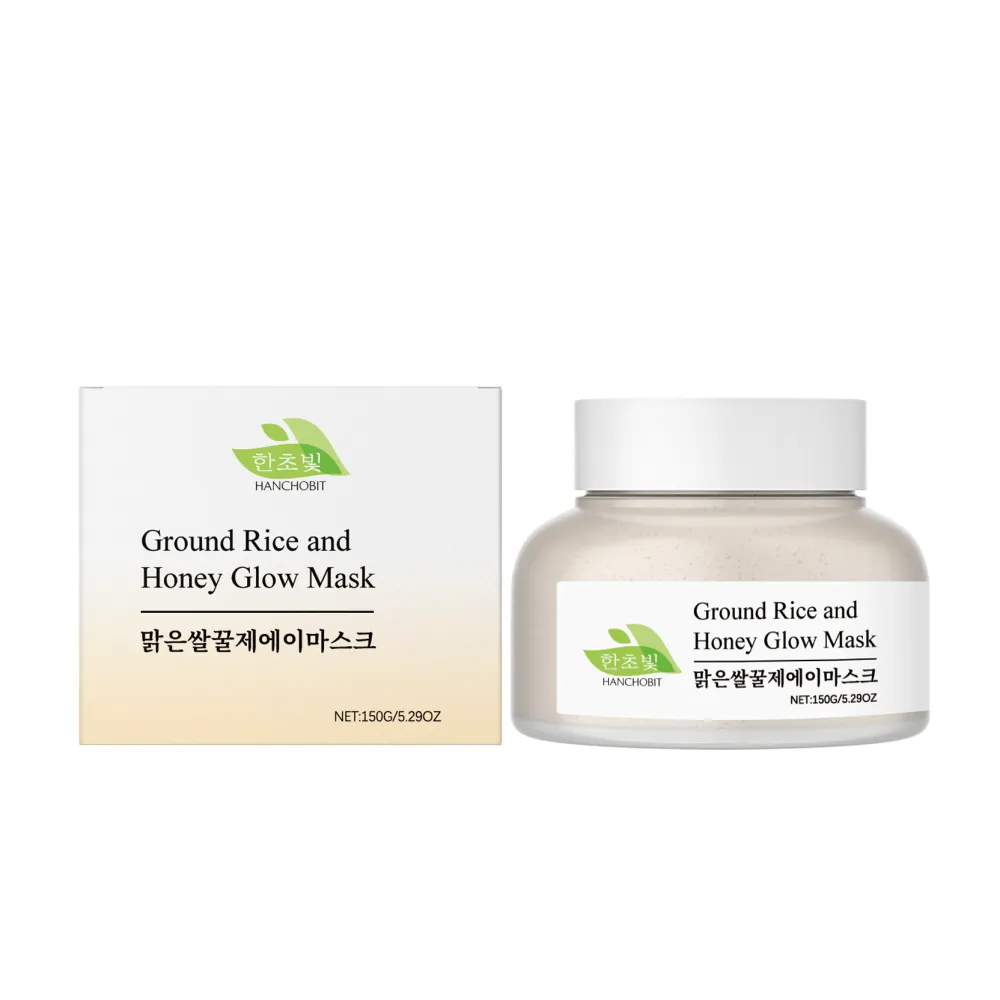 Rice Honey Mask Gentle Hydrating Moisturizing Cleansing Facial Exfoliating Applied Skin Care Mud Mask-$AAA
