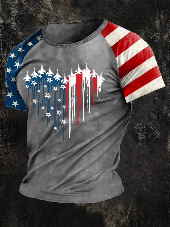 Men'S Independence Day Printed Casual T-Shirt