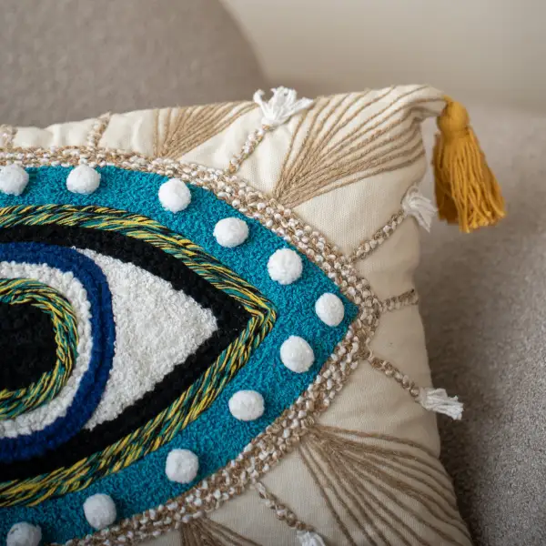 Evil Eye Cushion Cover