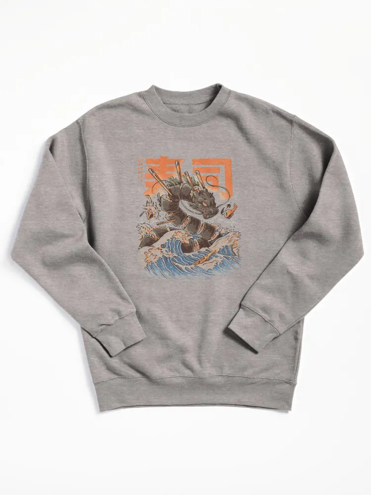 Great Sushi Dragon Pullover Sweatshirt
