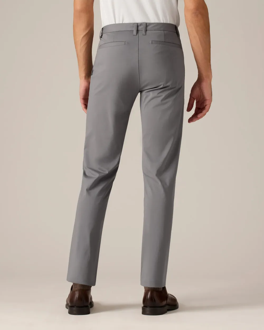 Classic Fit Flat Front Hidden Expandable Waist Pants