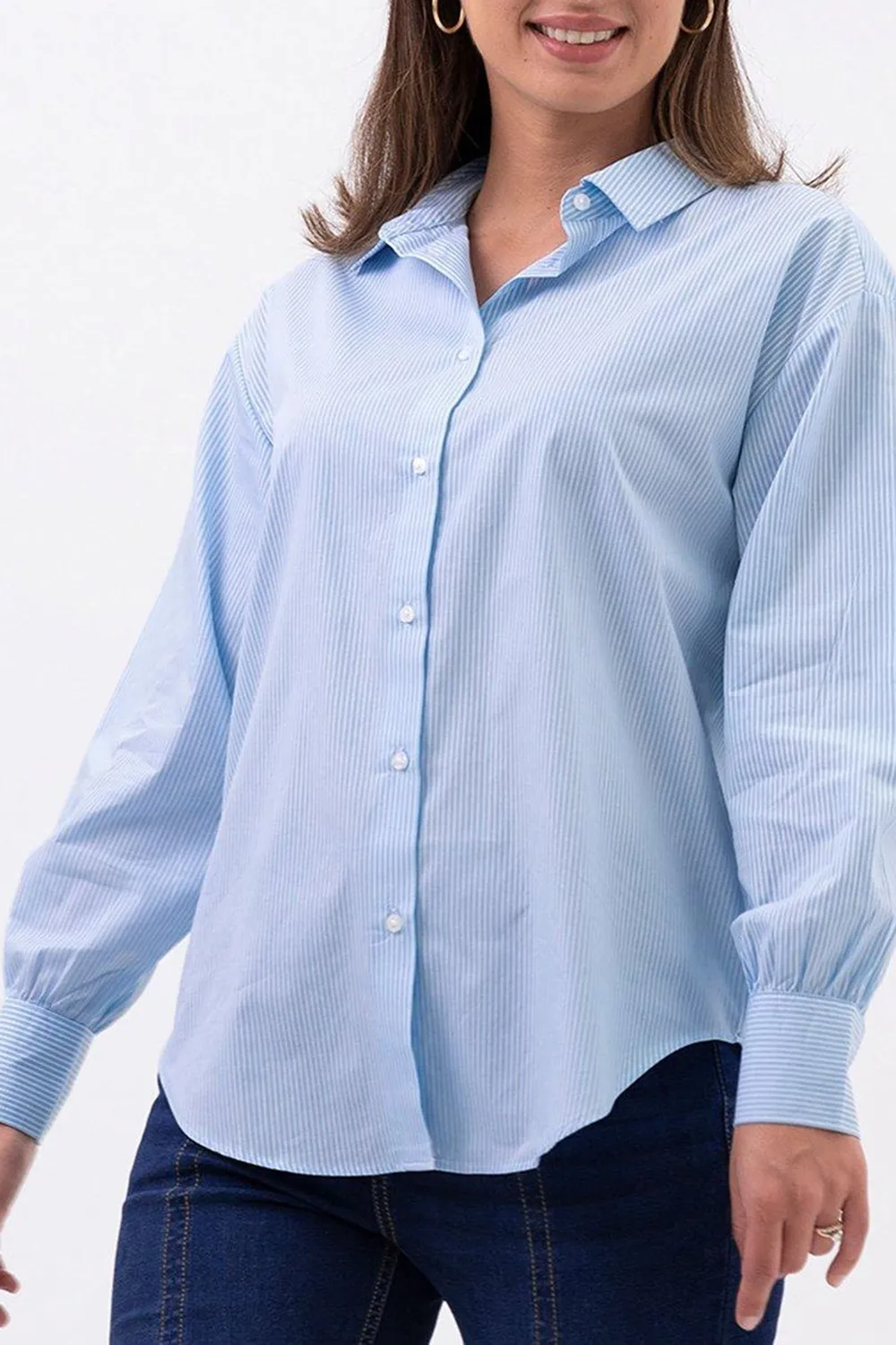 Cotton Loose Classic Women's Shirt