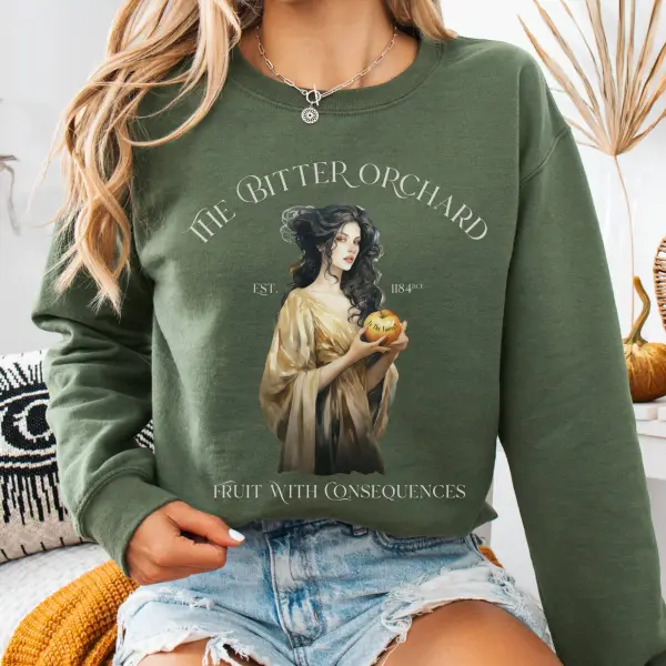 Boho Harvest Goddess Graphic Sweatshirt