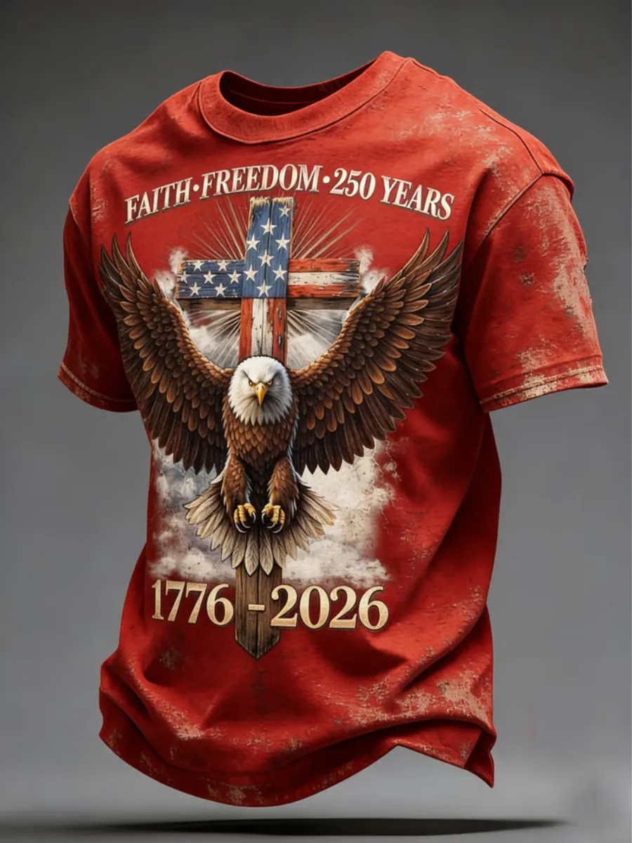 Men's 250th Anniversary Celebration Printed T-shirt