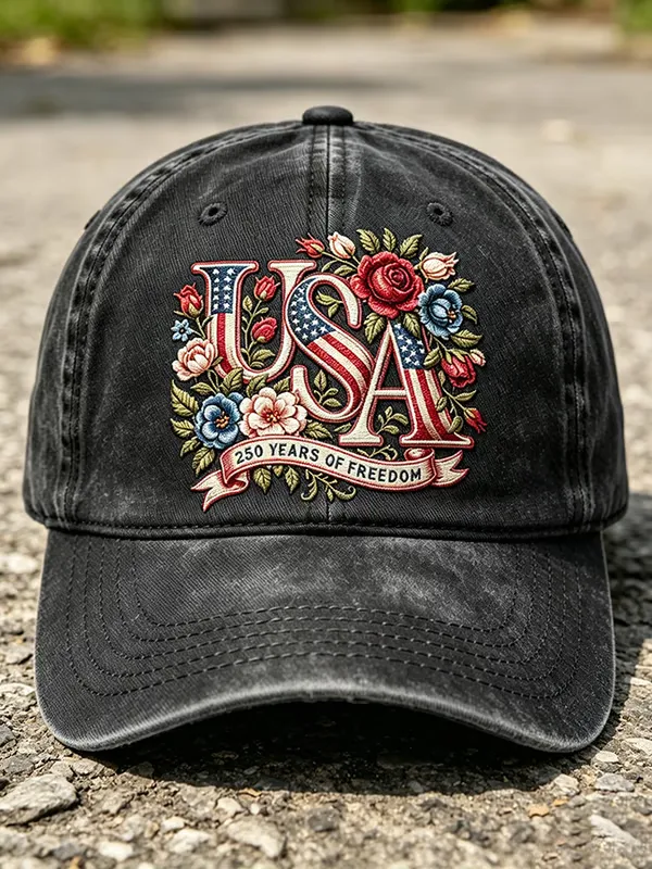 250th Anniversary Embroidered Duck Tongue Hat in the United States