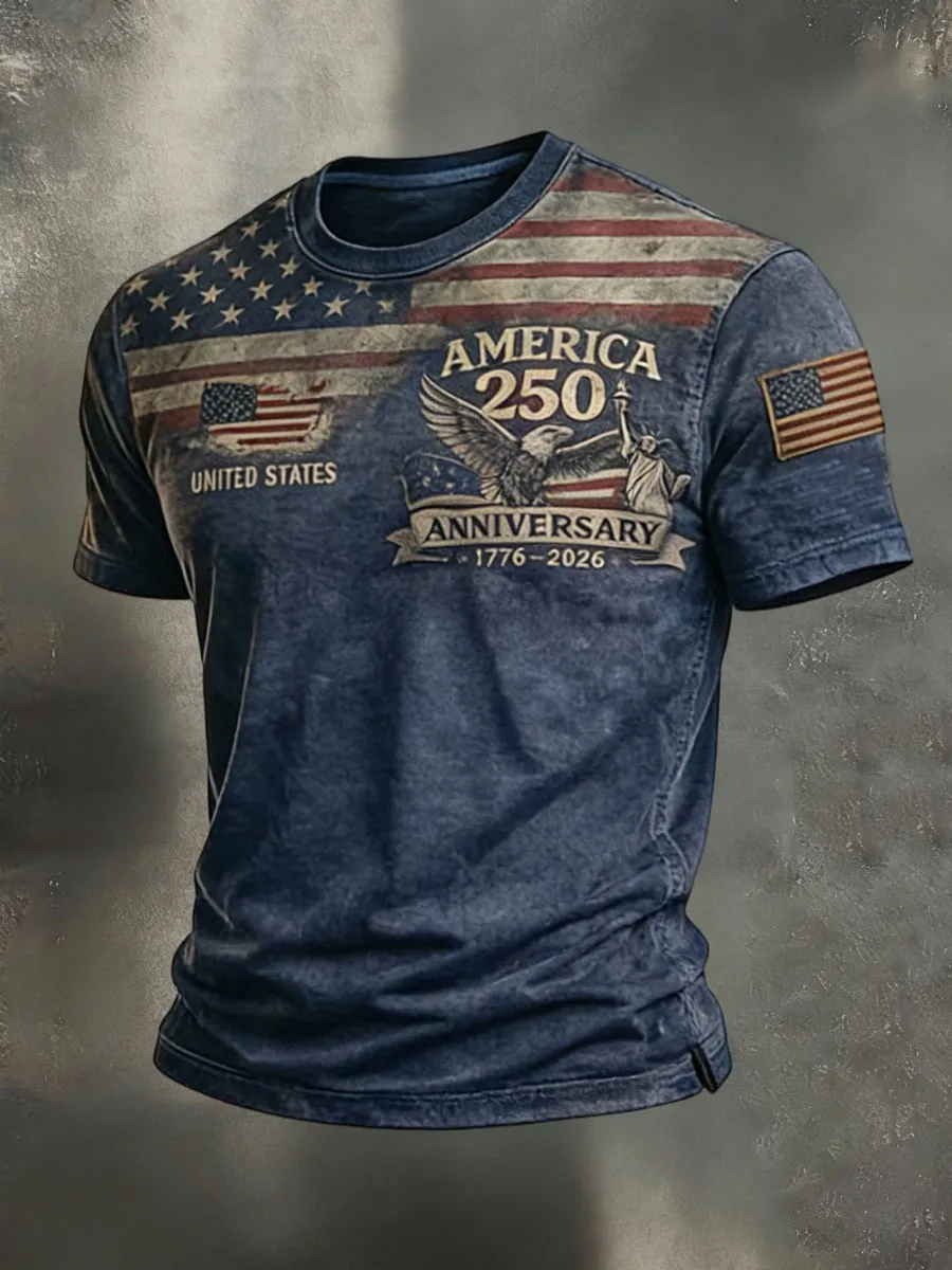 Men'S 250Th Anniversary Of The United States Short-Sleeve T-Shirt