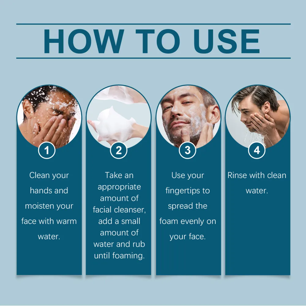 East Moon Men's Exfoliating Facial Cleanser