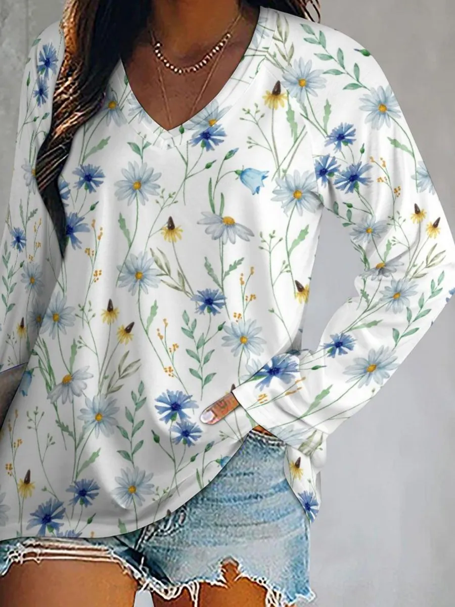 Watercolor Wildflower T-Shirt