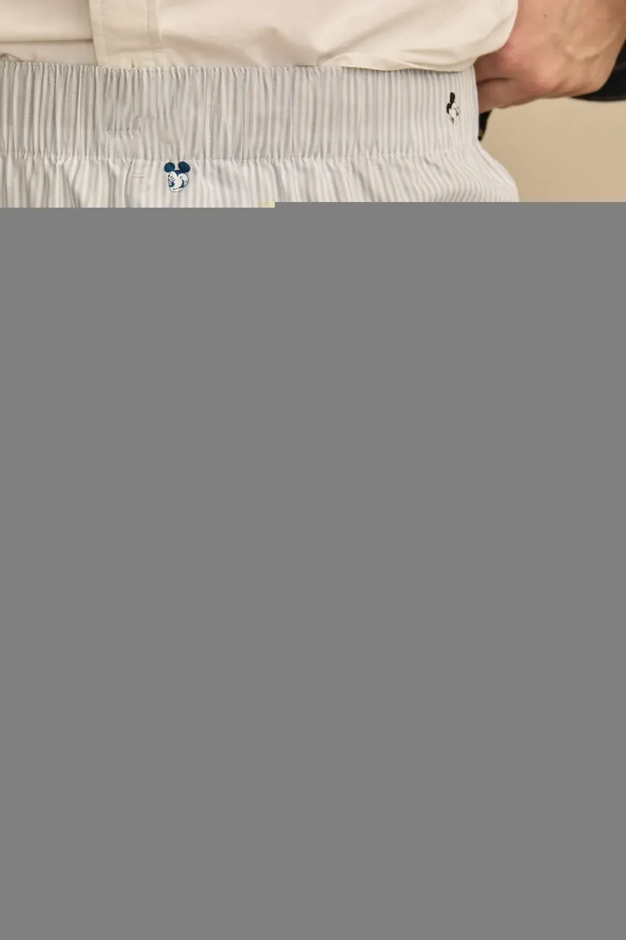 Blue Printed Art Graphic Short