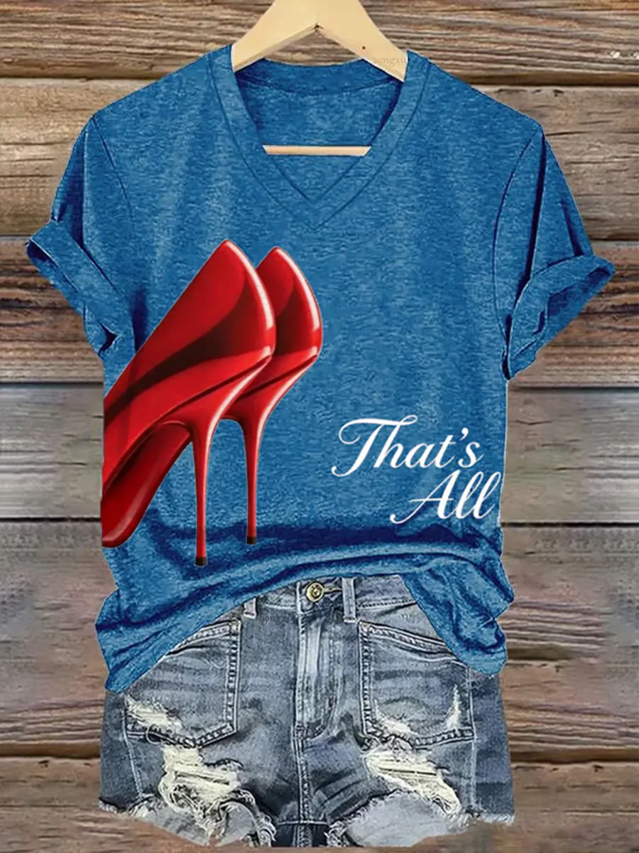 Women's Casual Print Short-Sleeve T-Shirt