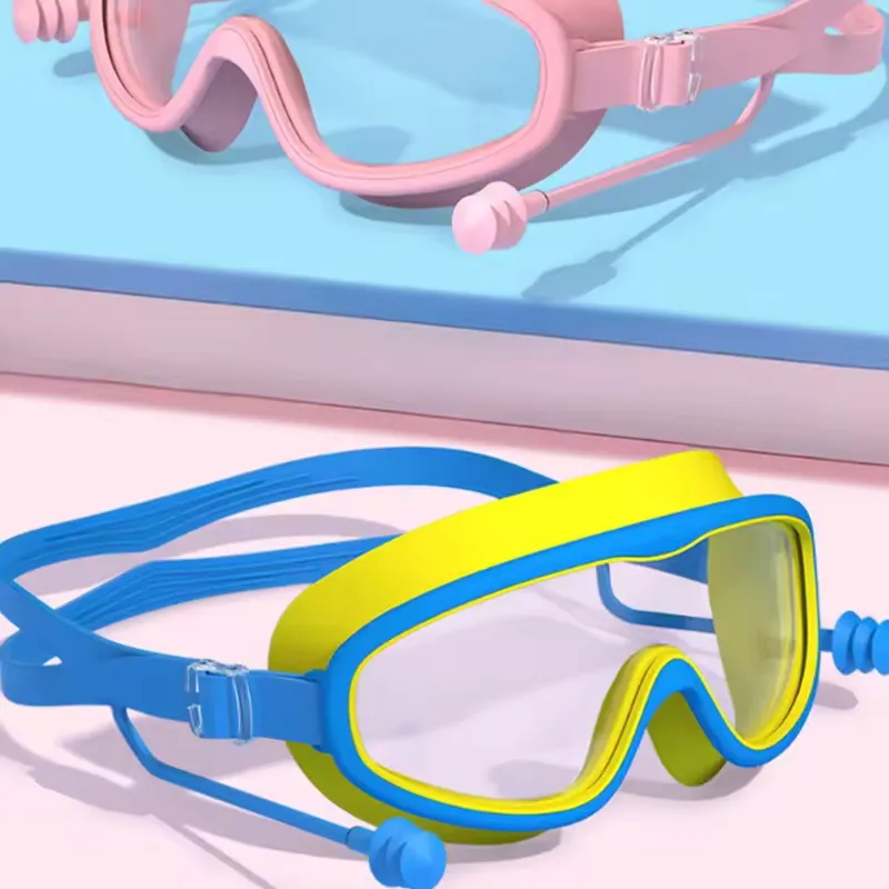 Clear And Comfortable Large Frame Swimming Lenses