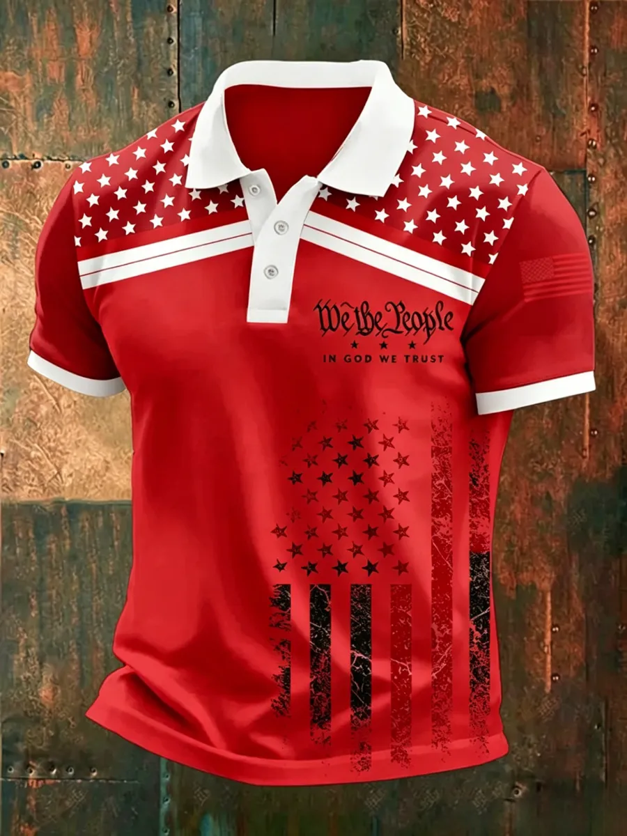 Men's 250th Anniversary Printed Polo Shirt