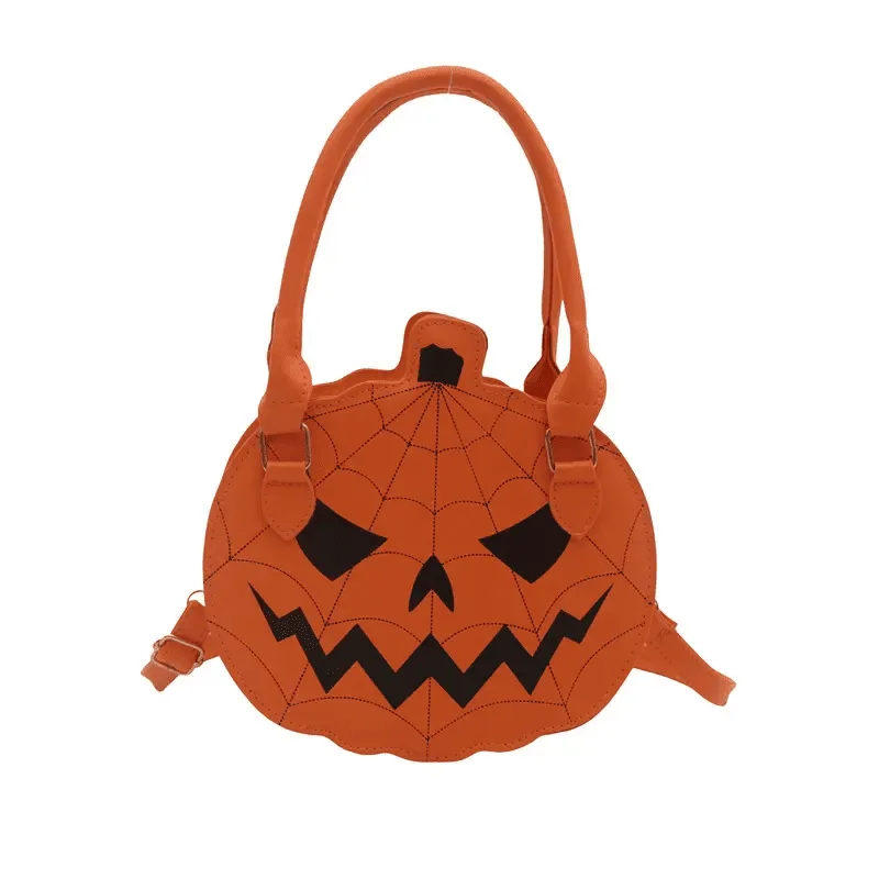 2026 New Halloween Pumpkin Bag Funny Novelty Shoulder & Crossbody Bag for Women