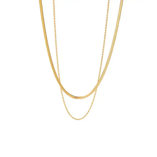 Polished Sculpted Pendant Necklace