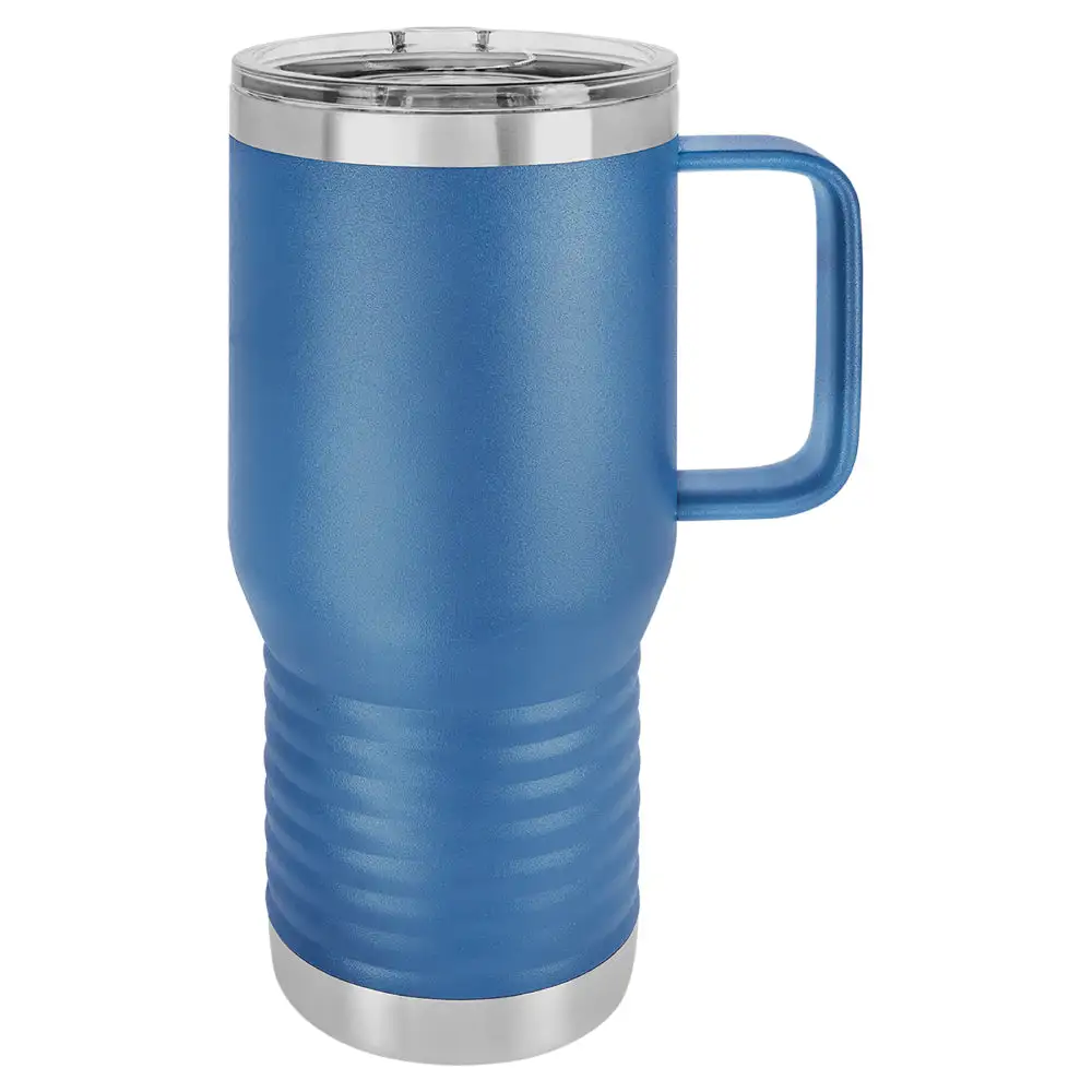 Double Wall Handled Coffee Stainless Steel Tumbler