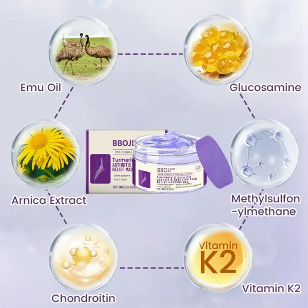 Oil Arthritis Soothing Pain Relief Massage Gel👨‍⚕️American Orthopaedics (AAOS) Approved👨‍⚕️