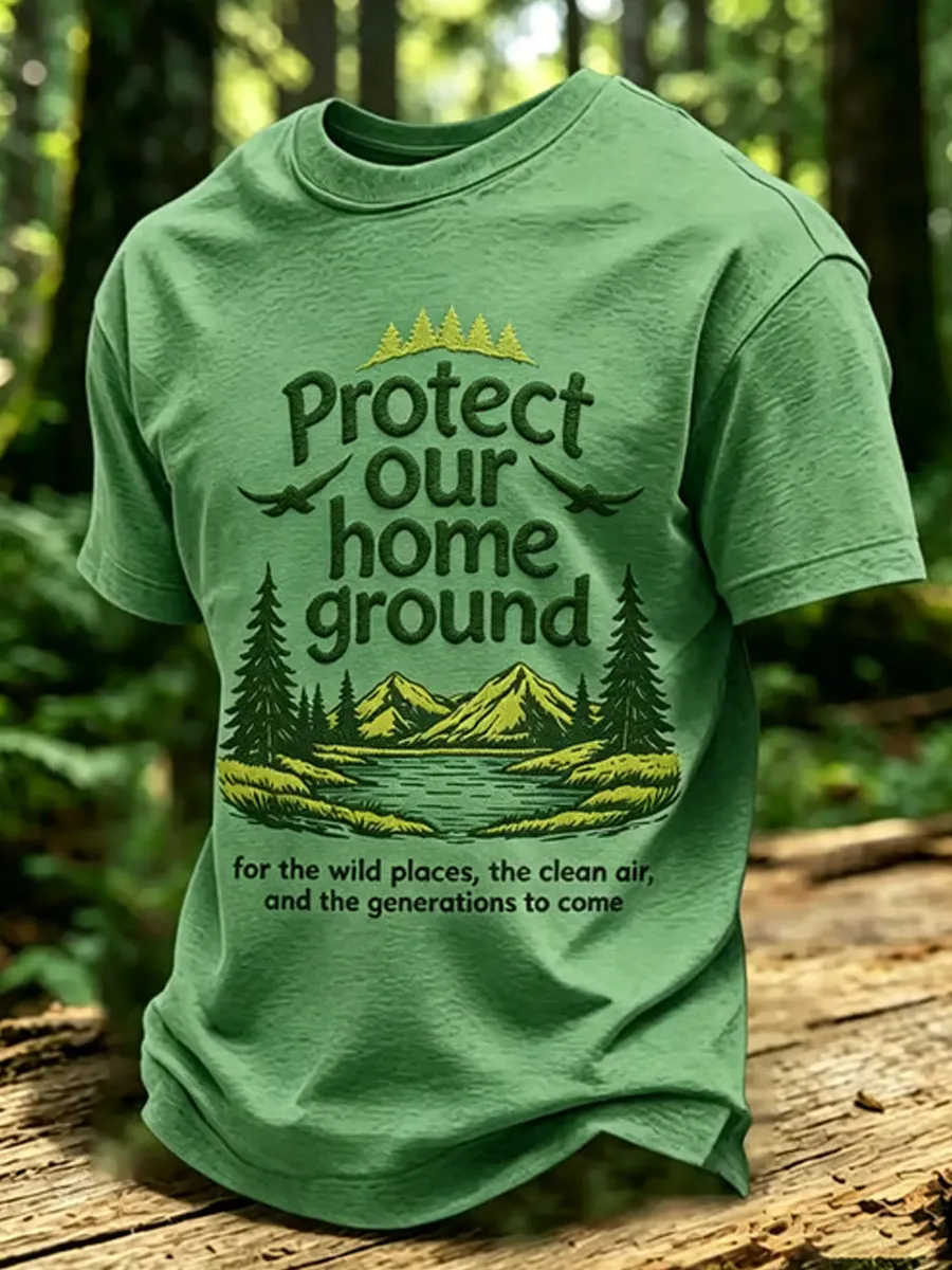 Men's National Park Print Short-Sleeve T-Shirt