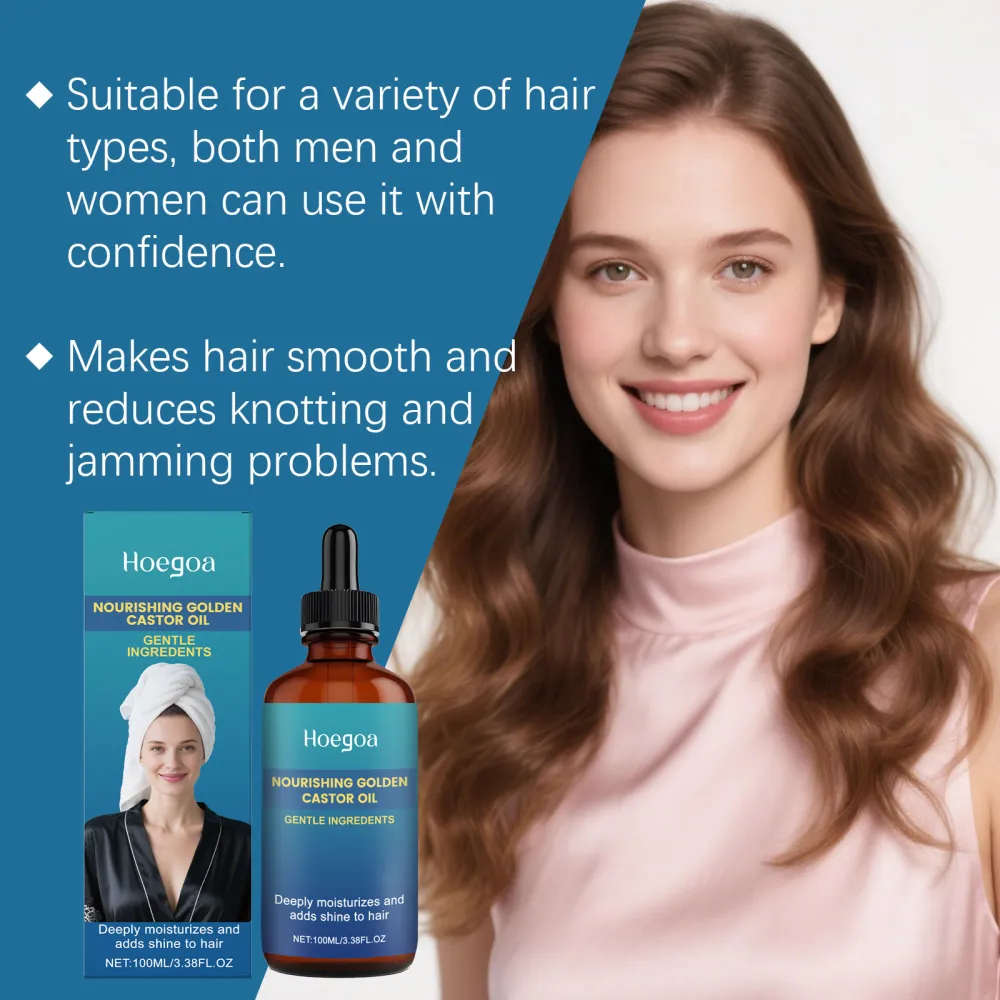 Hoegoa nourishing and moisturizing hair care essential oil, a gentle and refreshing hair care essence that nourishes and cares for hair roots and hair quality-$HT