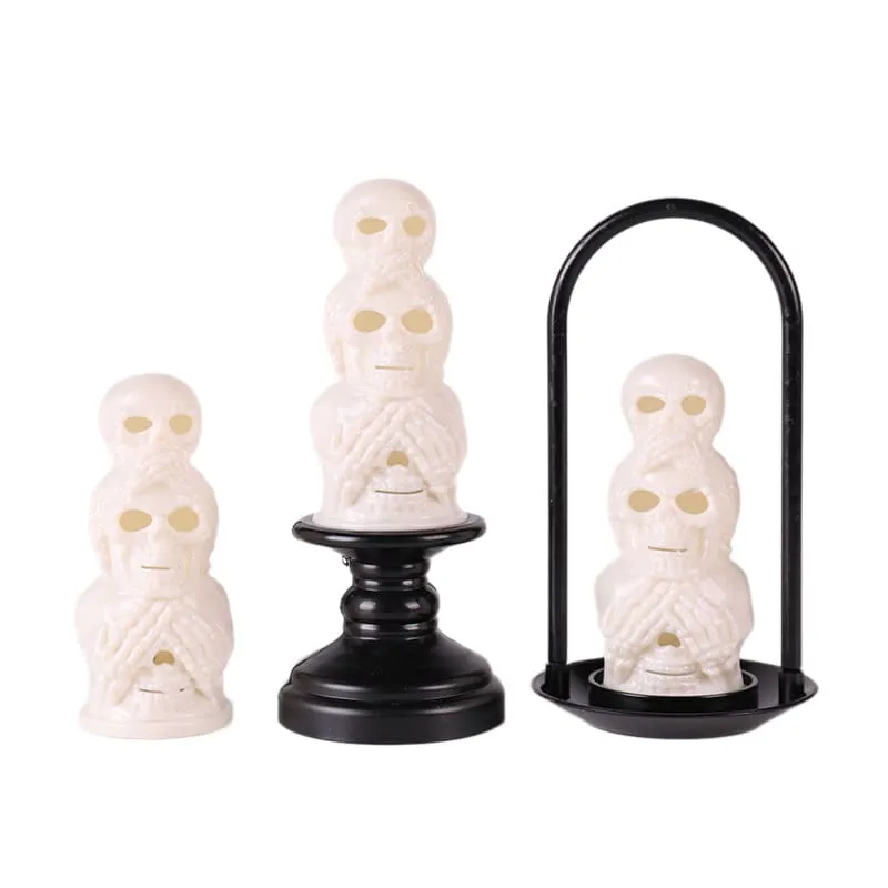 Halloween Skull LED Candle Lamp Desktop Decoration