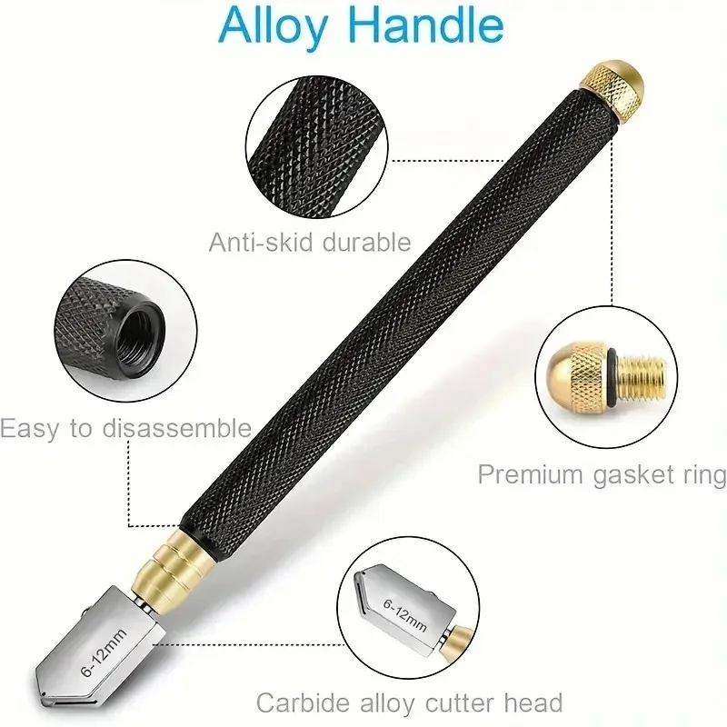 5 Pcs Glass Cutting Tool Kit