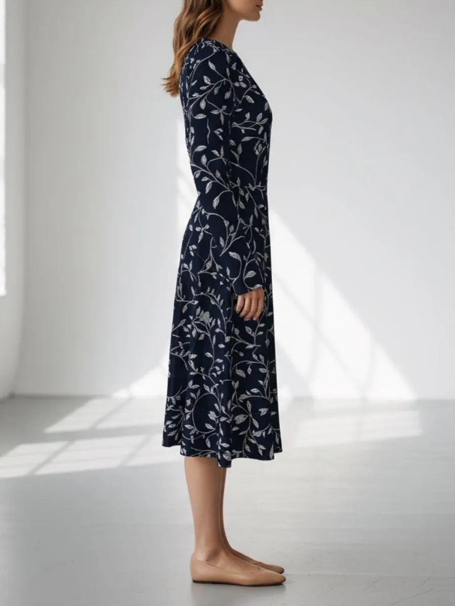 Long Sleeve Floral Dress