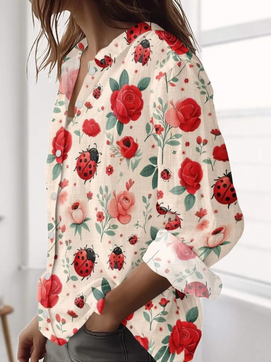 Ladybug and Rose Shirt