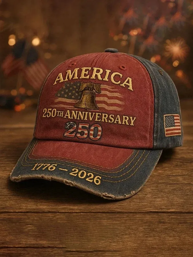 America 250th Anniversary Printed Hat