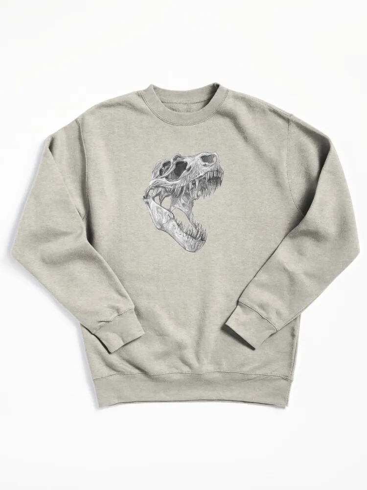 T-rex Skull Pullover Sweatshirt