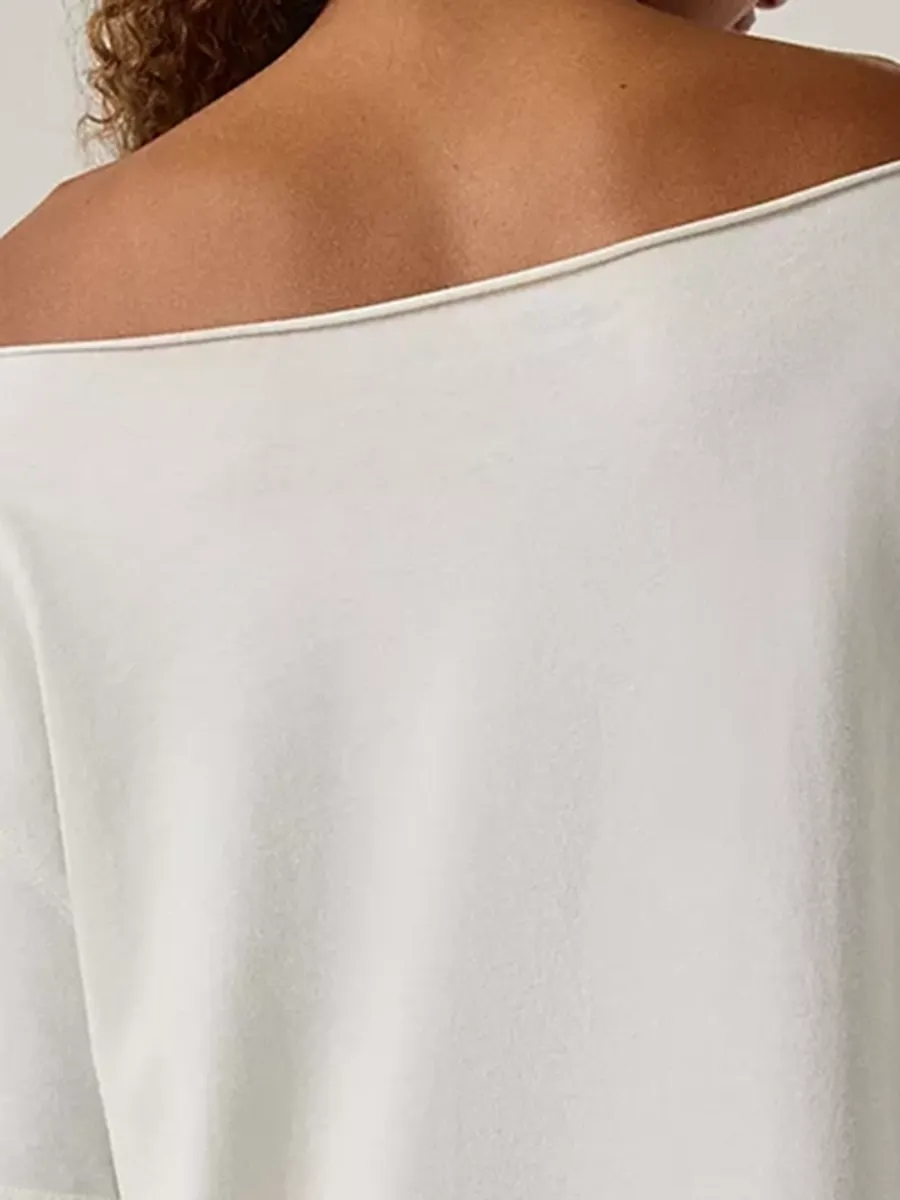Women's Print Off-The-Shoulder T-Shirt