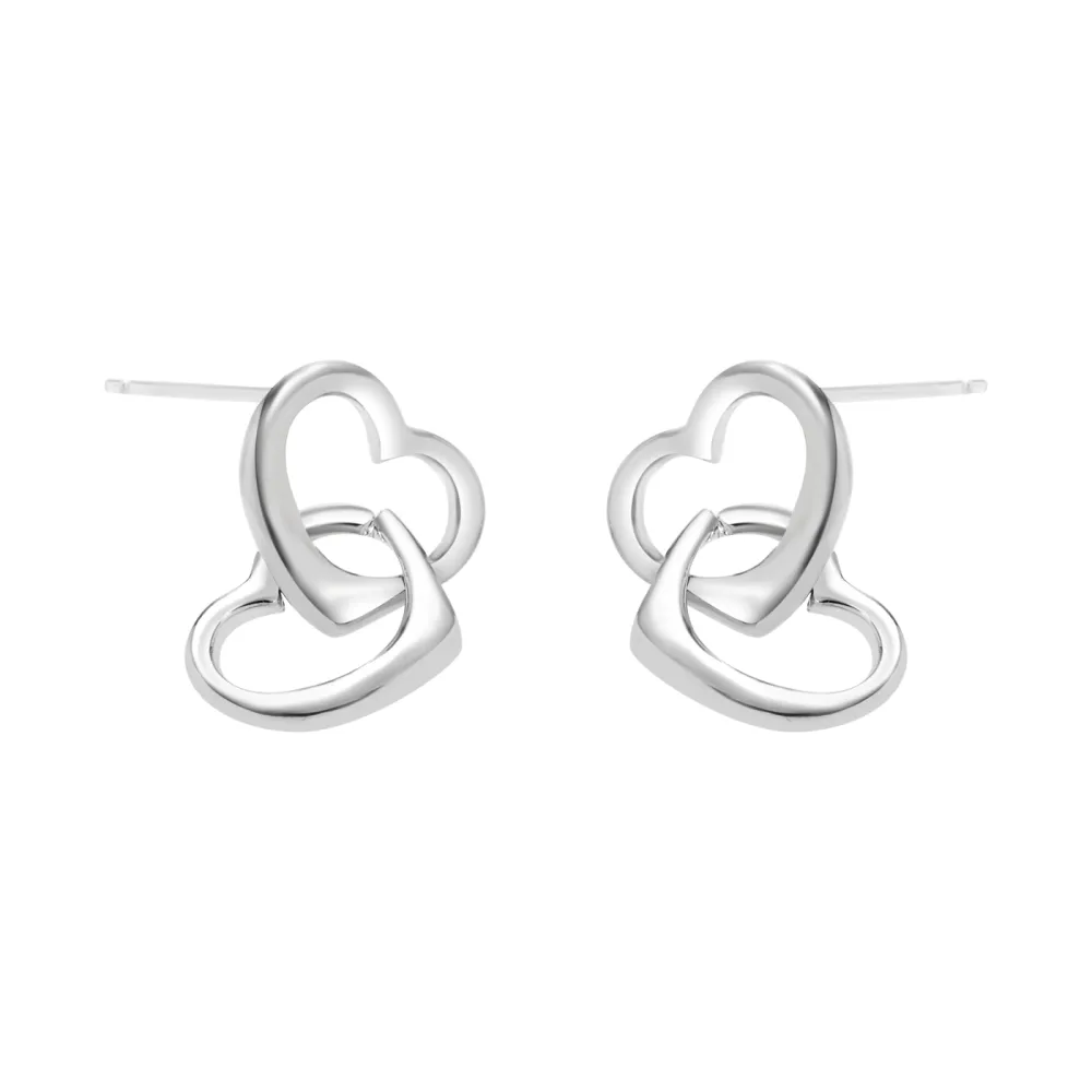 Gleaming Overlap Earrings