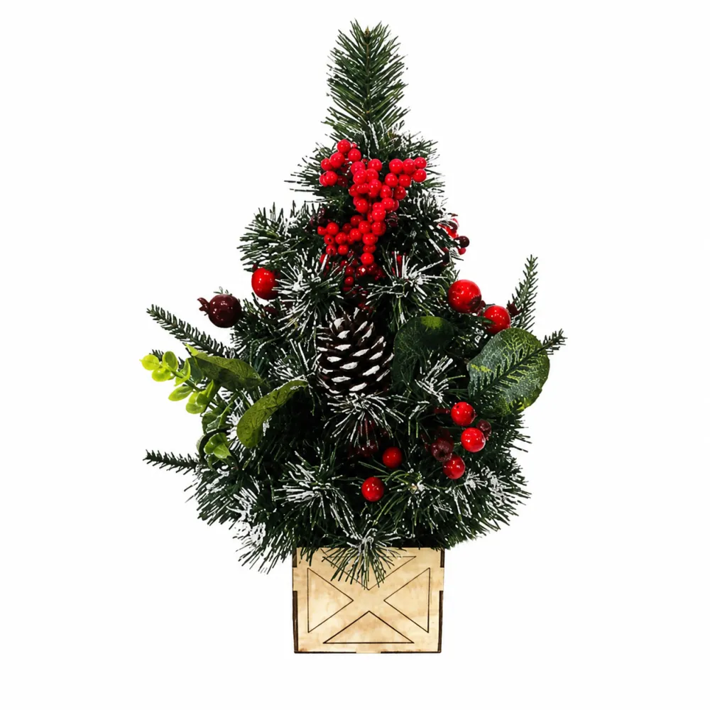 Mini Christmas Tree Bonsai For Desktop Decoration