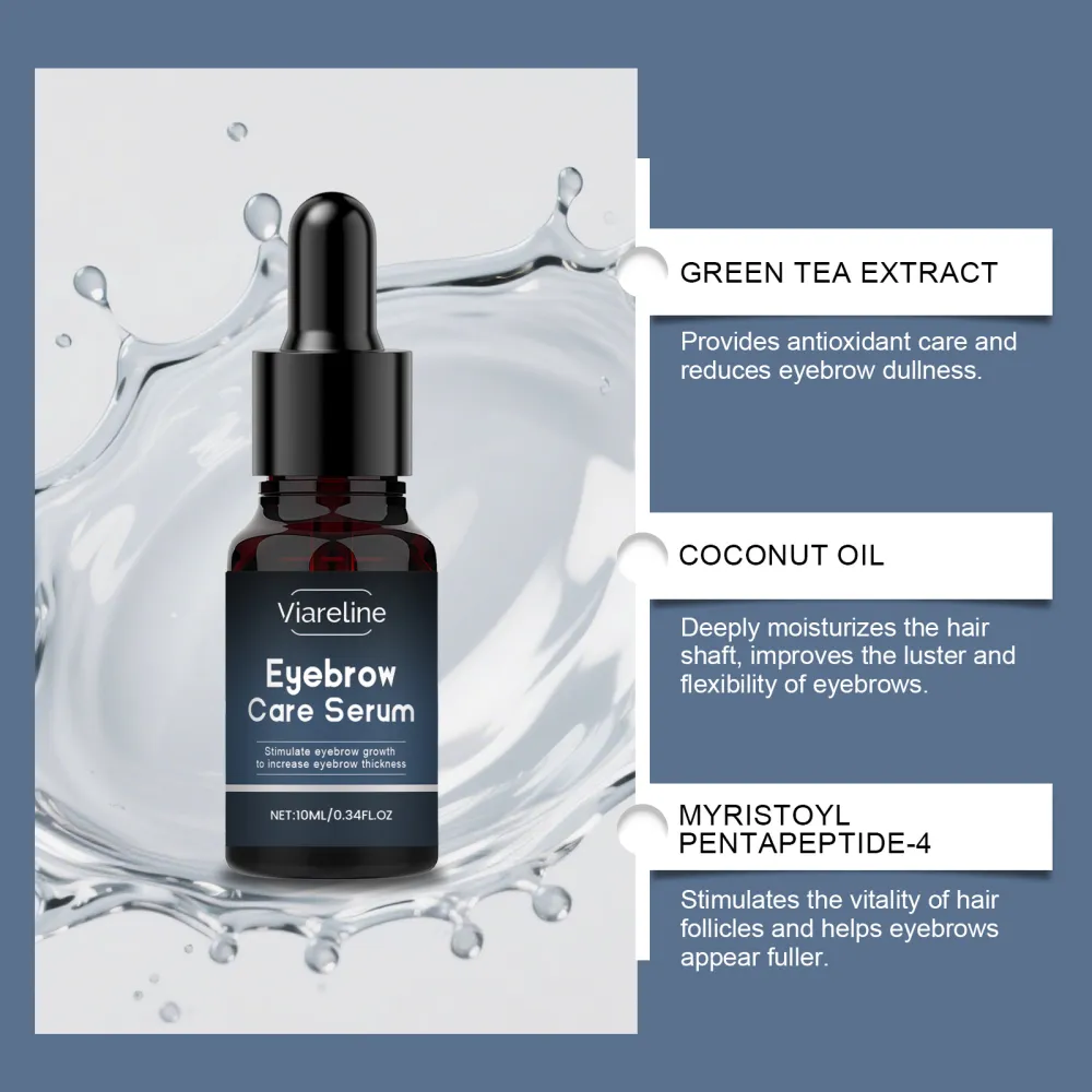 Viareline Eyebrow Care Essence - Gentle Nourishing, Natural, Beautiful, Long and Moisturizing Eyebrow Care Solution-$HT