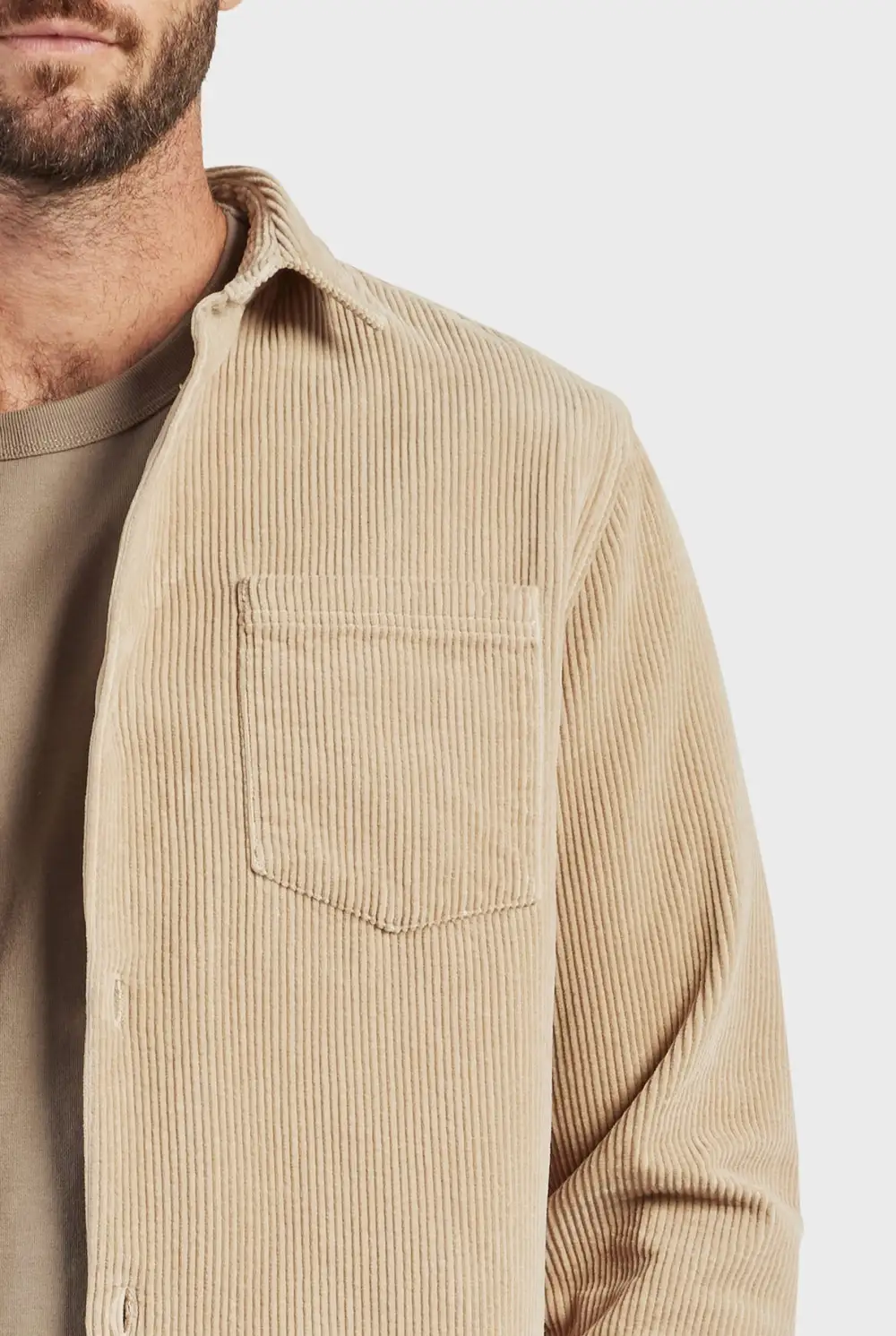 Corduroy Overshirt Pocket Shirt