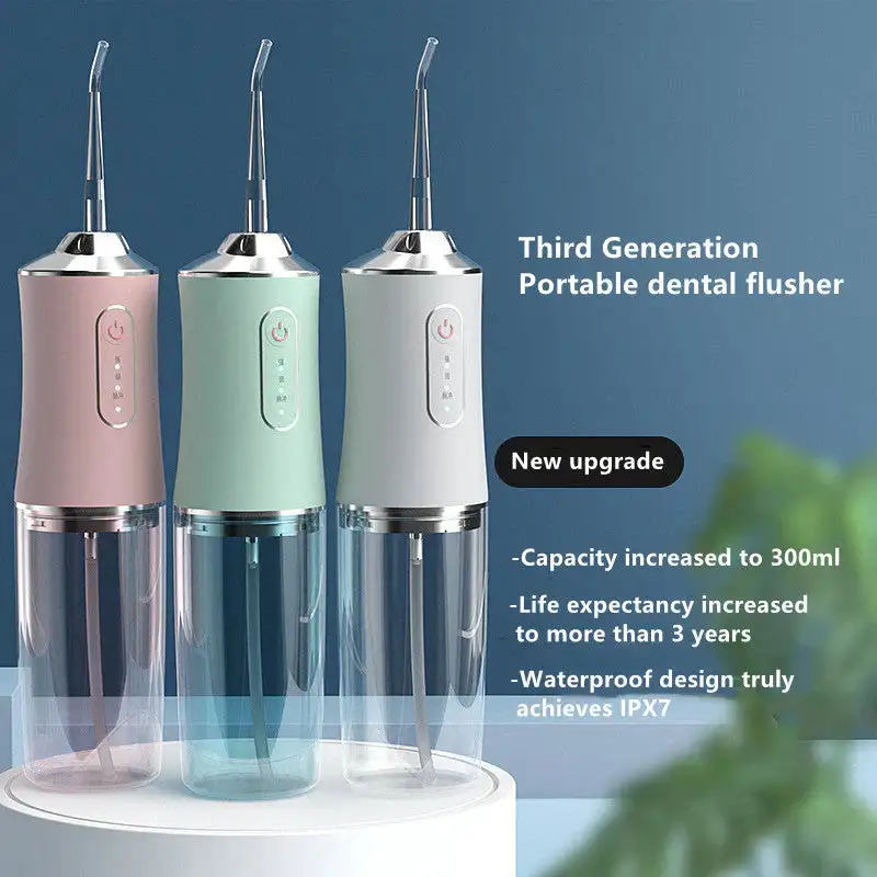 Electrically powered dental irrigator for thorough cleaning
