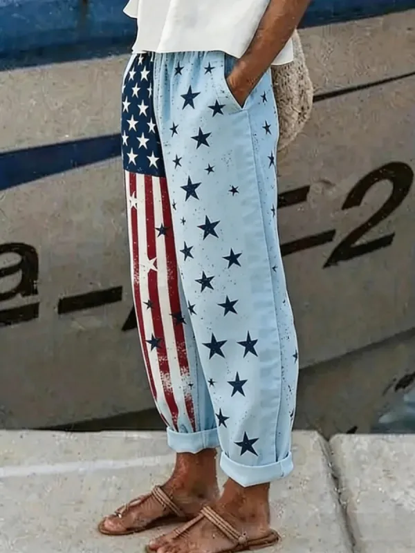 U.S. 250th Anniversary Linen Trousers