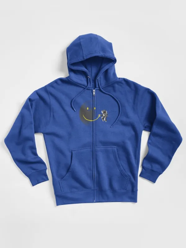 Make a Smile Zipped Hoodie